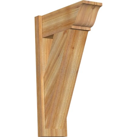 Ekena Millwork Traditional Rough Sawn Traditional Outlooker, Western Red Cedar, 8"W x 20"D x 32"H OUT08X20X32TRA01RWR